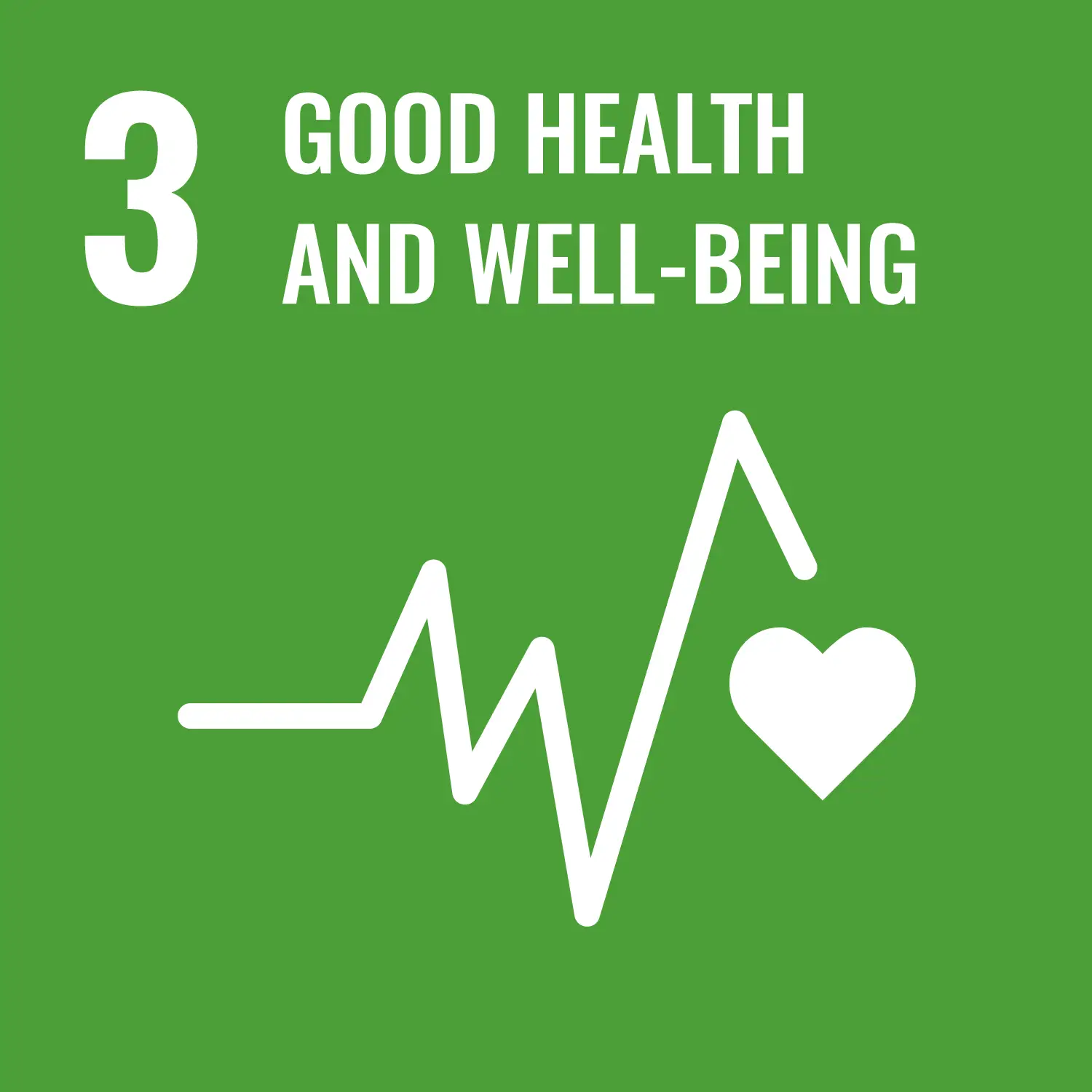 SDGs icon - Good Health and Well-Being