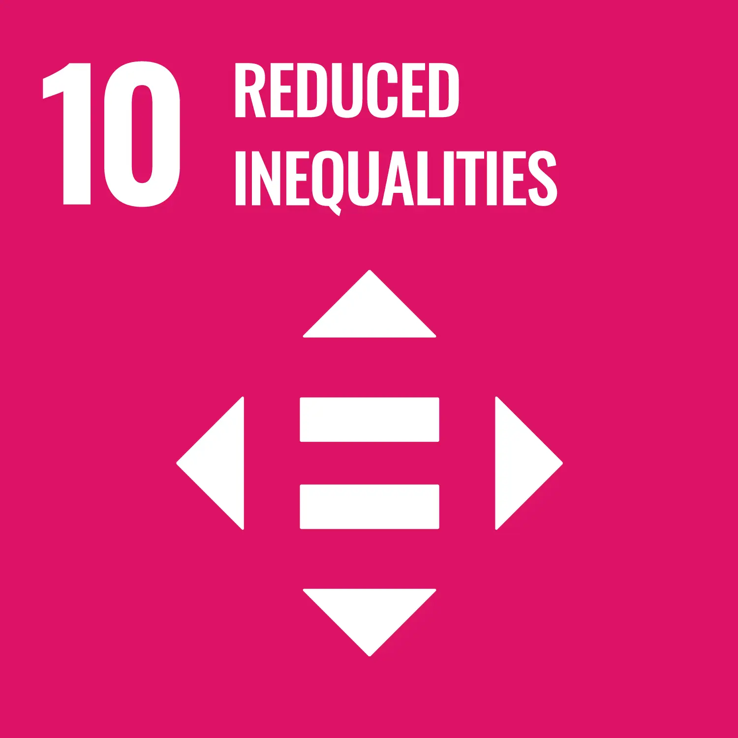 SDGs icon - Reduced Inequalities