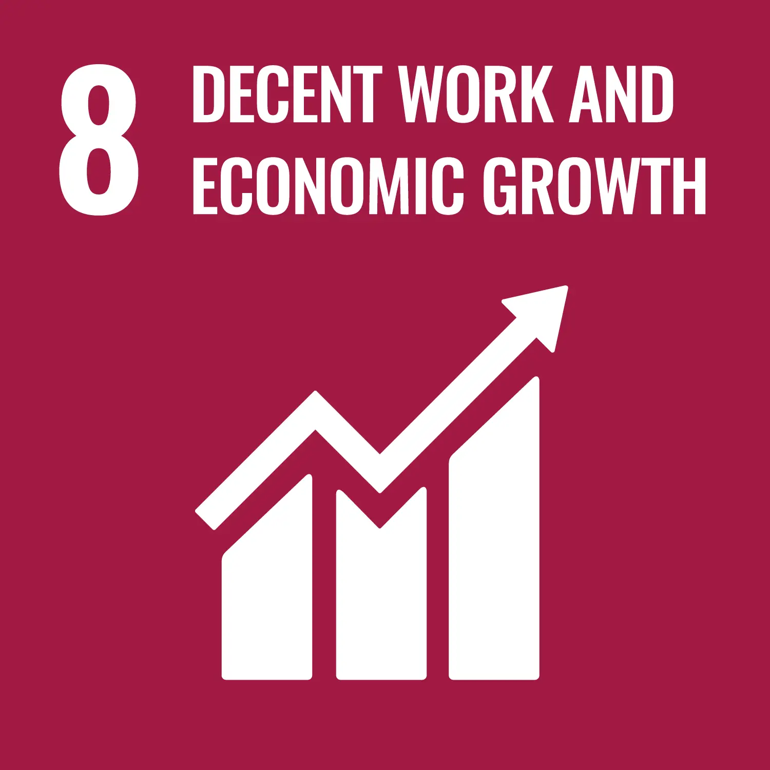 SDGs icon - Decent Work and Economic Growth