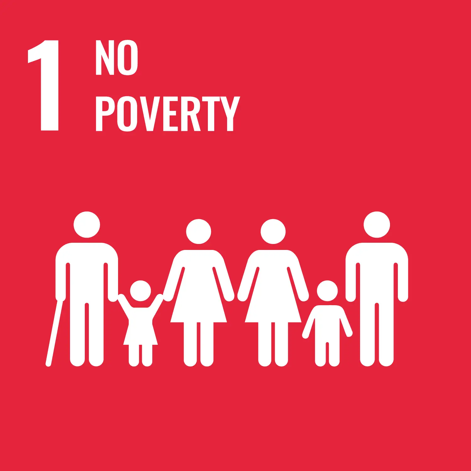 SDGs icon - No Poverty
